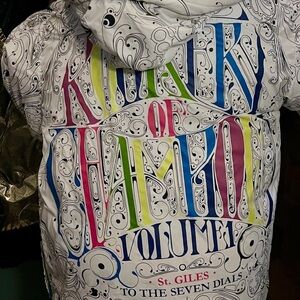 White Multicolor Puffer Jacket